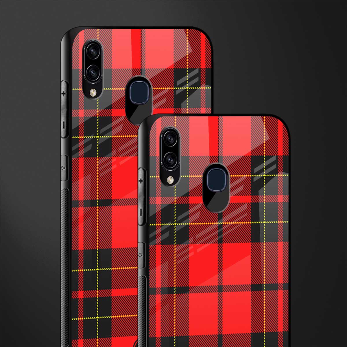 cozy red sweater glass case for samsung galaxy a30 image-2