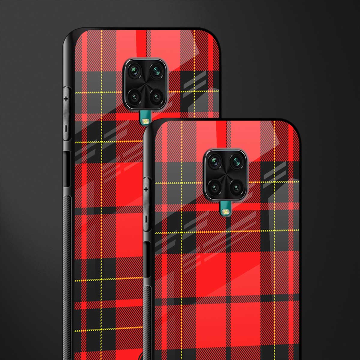 cozy red sweater glass case for redmi note 9 pro max image-2