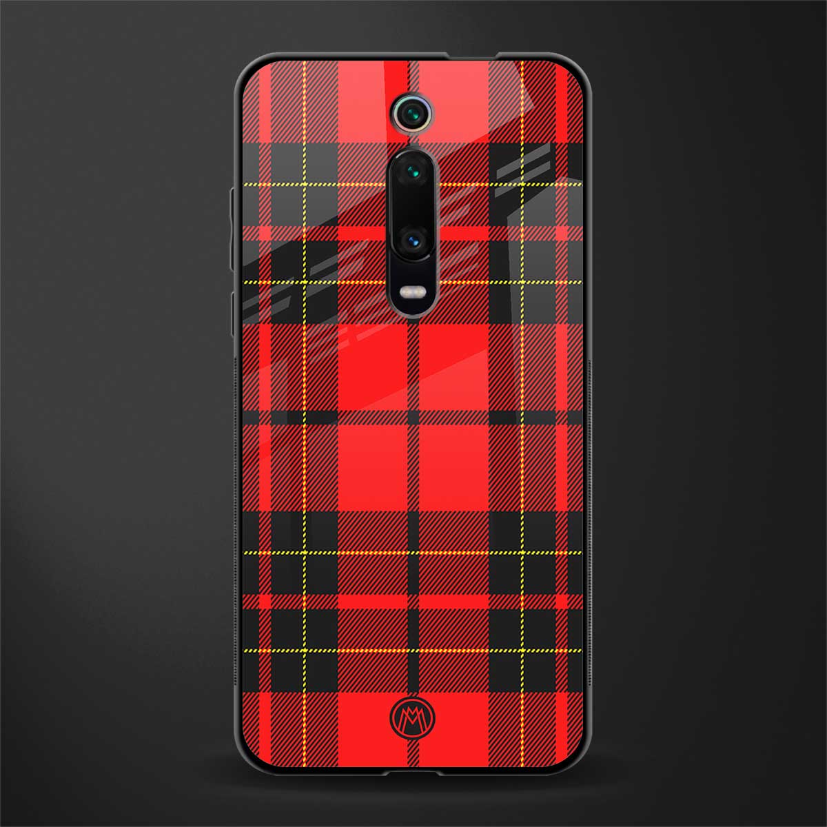 cozy red sweater glass case for redmi k20 image