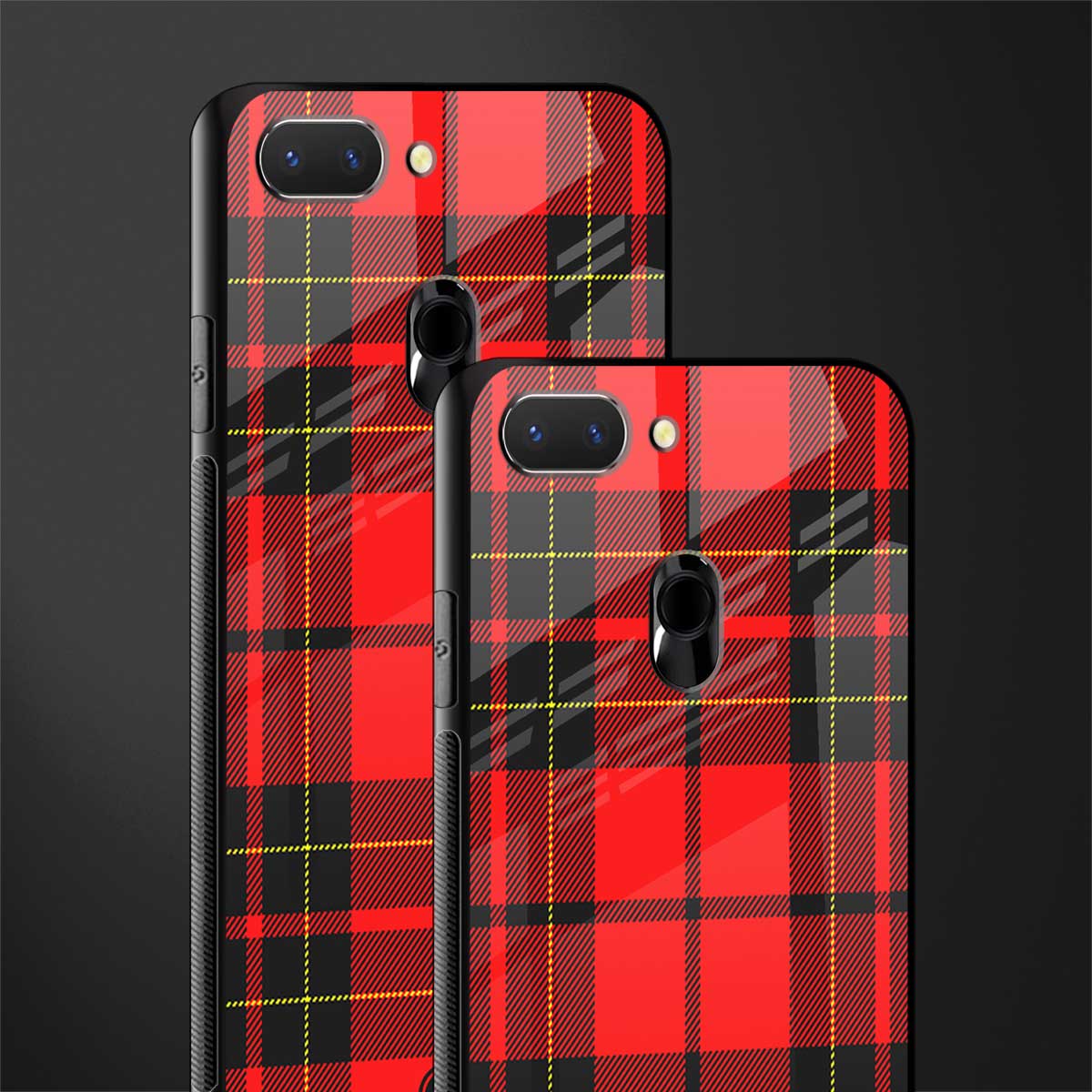 cozy red sweater glass case for oppo a5 image-2