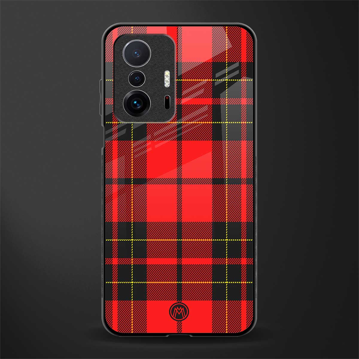 cozy red sweater glass case for mi 11t pro 5g image