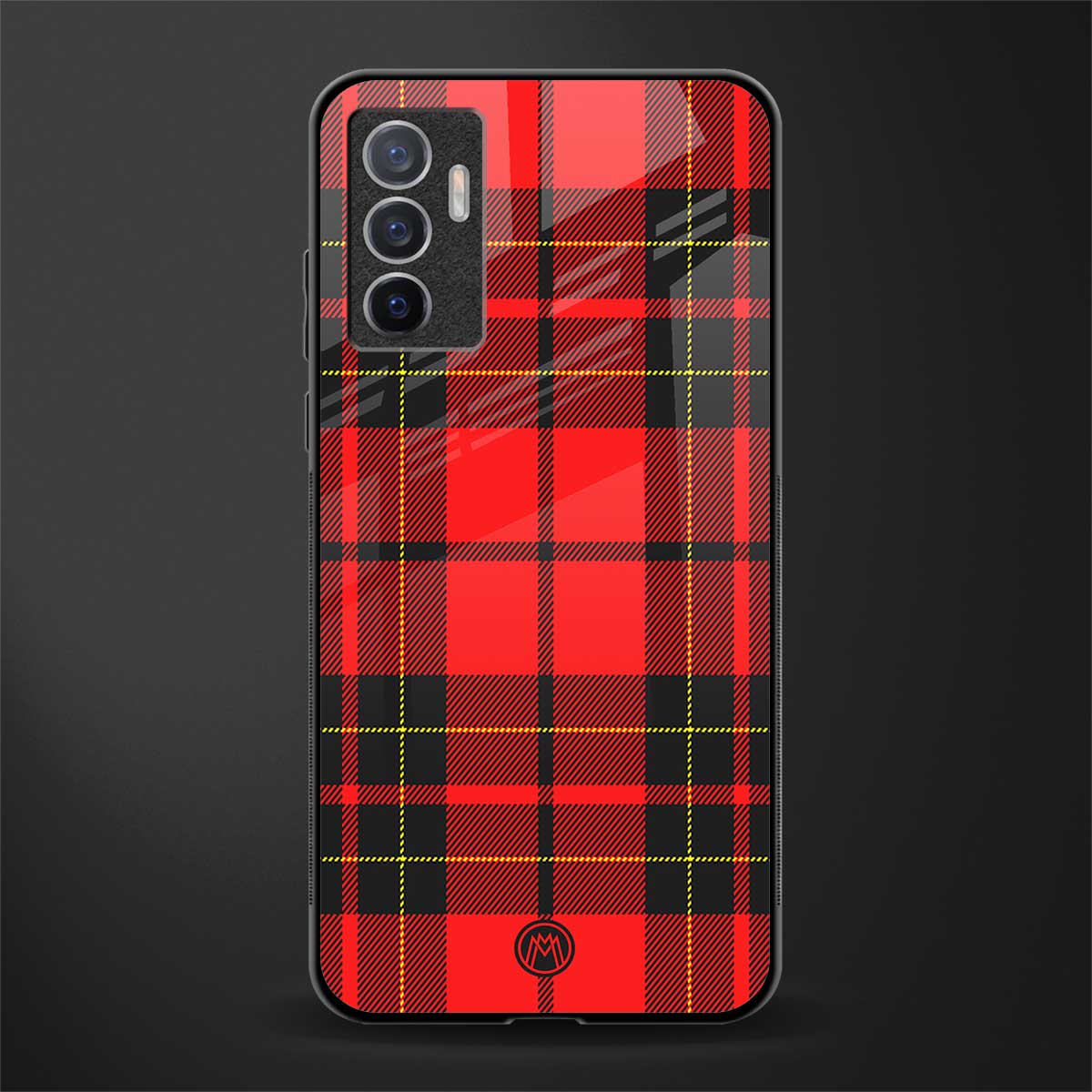 cozy red sweater glass case for vivo v23e image