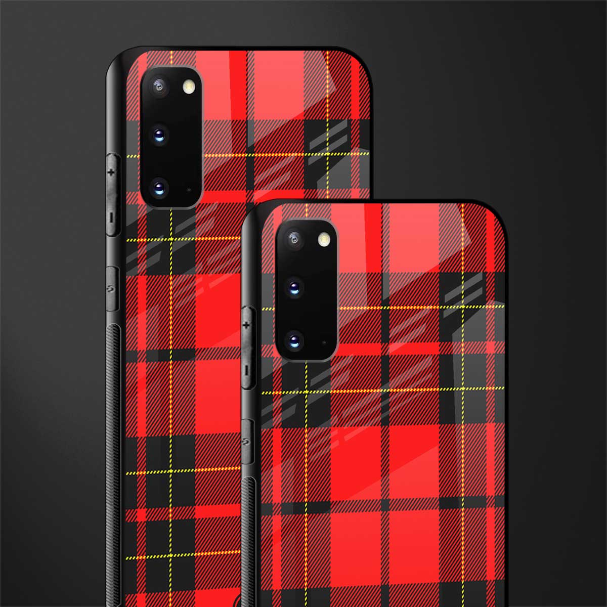 cozy red sweater glass case for samsung galaxy s20 image-2