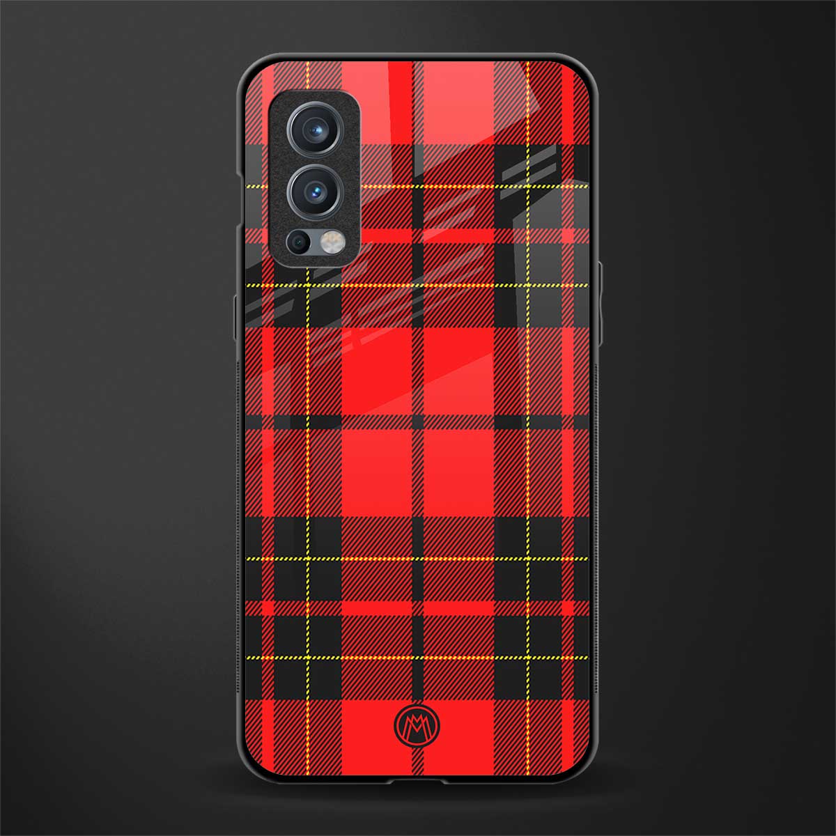 cozy red sweater glass case for oneplus nord 2 5g image