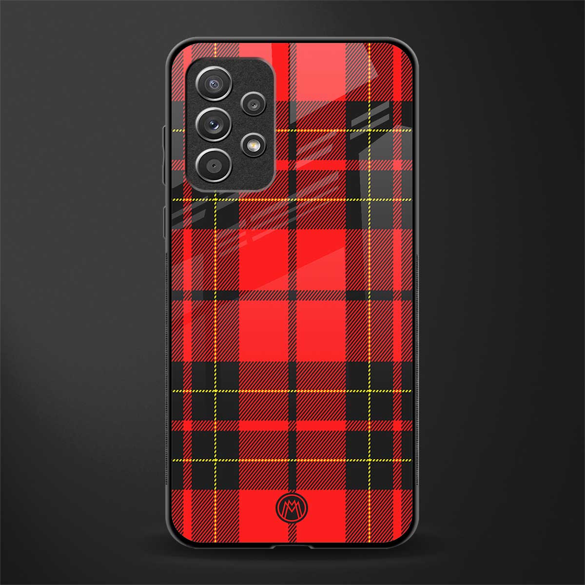 cozy red sweater glass case for samsung galaxy a72 image