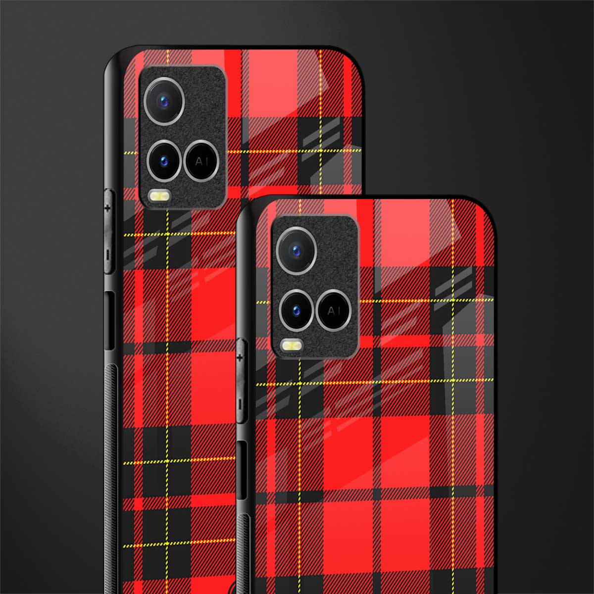 cozy red sweater glass case for vivo y33s vivo y33t image-2