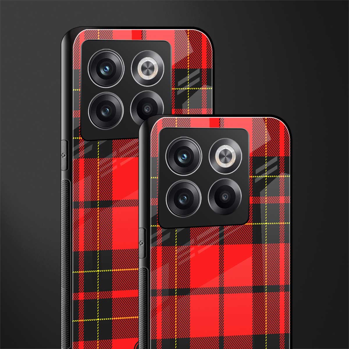 cozy red sweater back phone cover | glass case for oneplus 10t