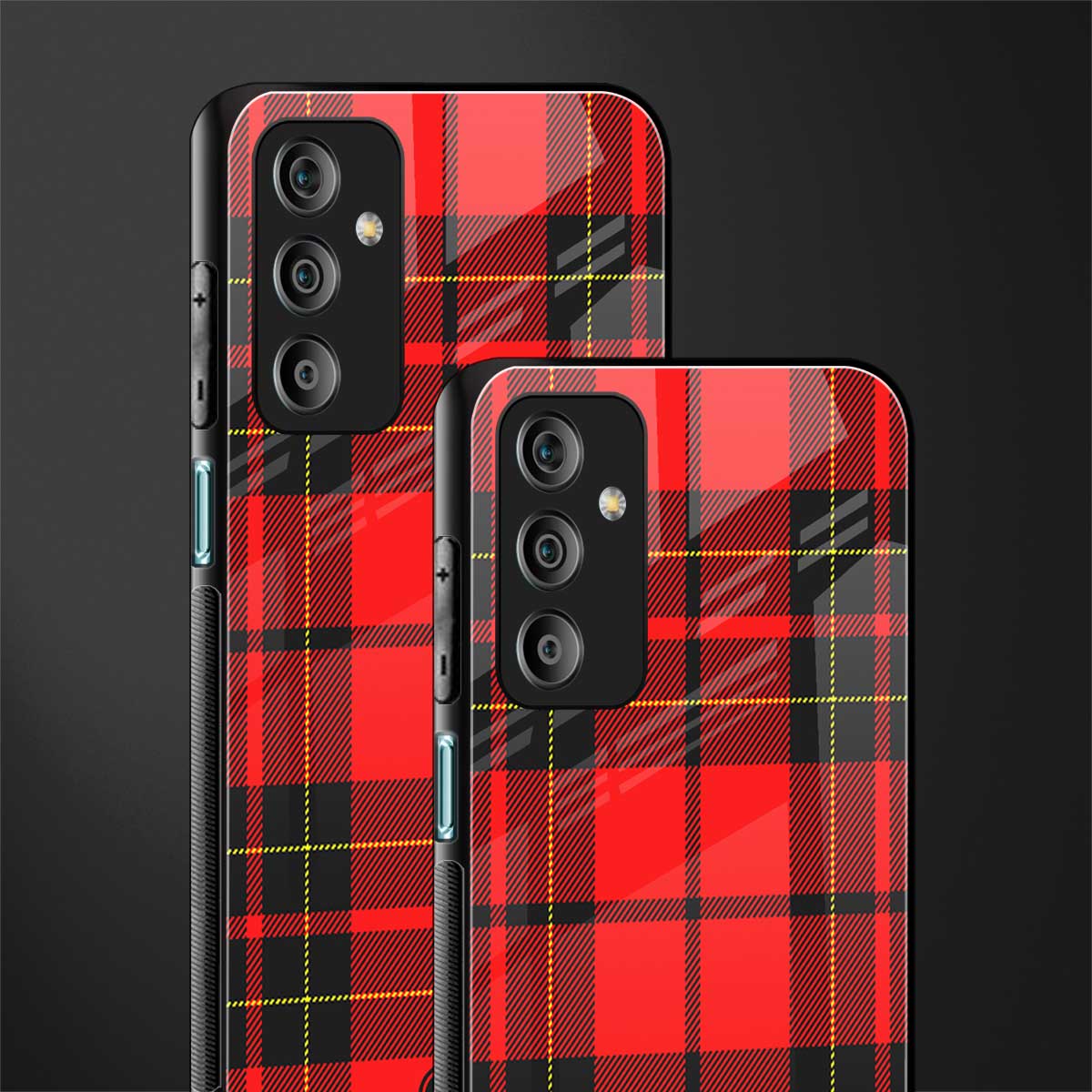 cozy red sweater back phone cover | glass case for samsung galaxy f23 5g