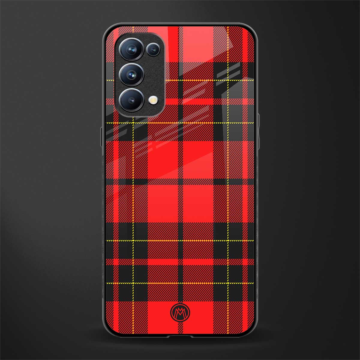 cozy red sweater back phone cover | glass case for oppo reno 5