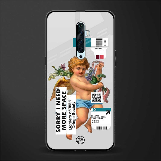 cringe society glass case for oppo reno 2f image