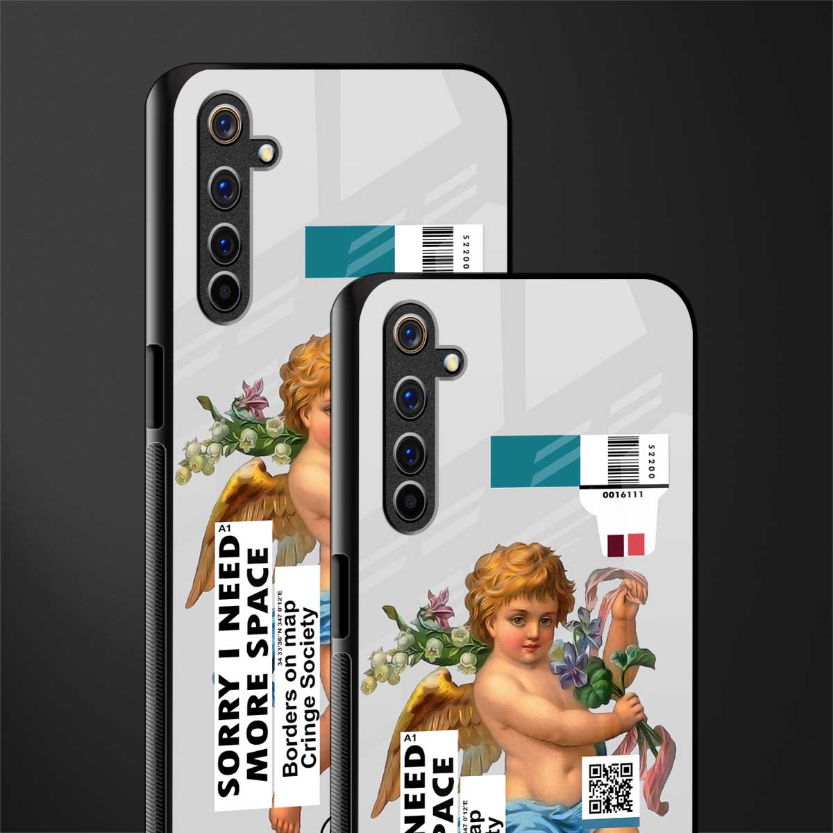 cringe society glass case for realme 6i image-2