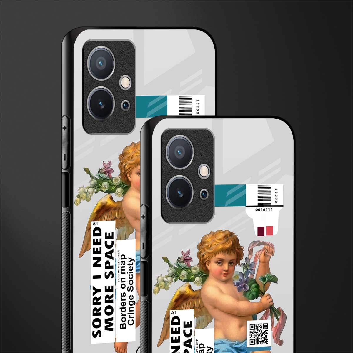 cringe society glass case for vivo y75 5g image-2