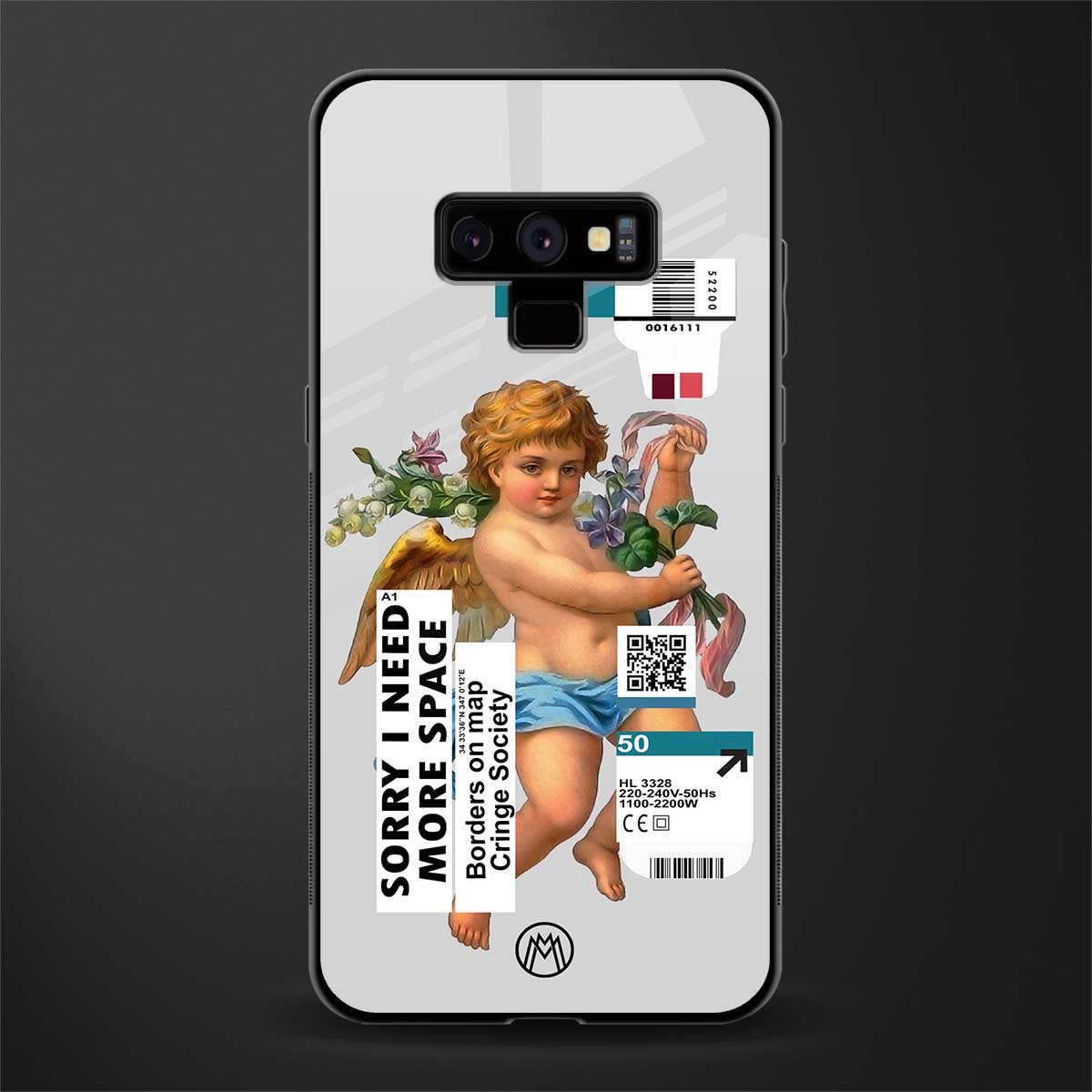 cringe society glass case for samsung galaxy note 9 image