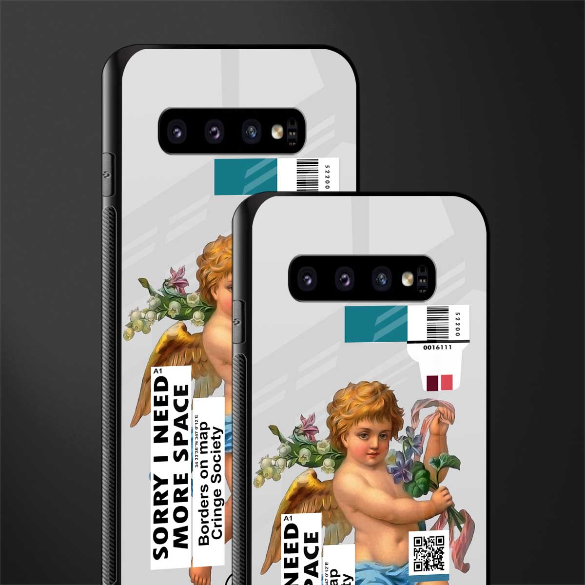 cringe society glass case for samsung galaxy s10 plus image-2