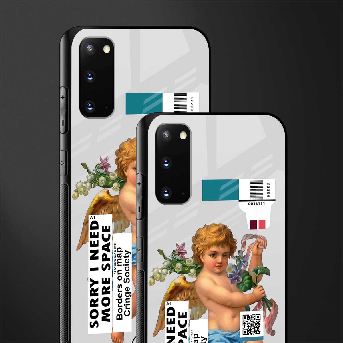 cringe society glass case for samsung galaxy s20 image-2