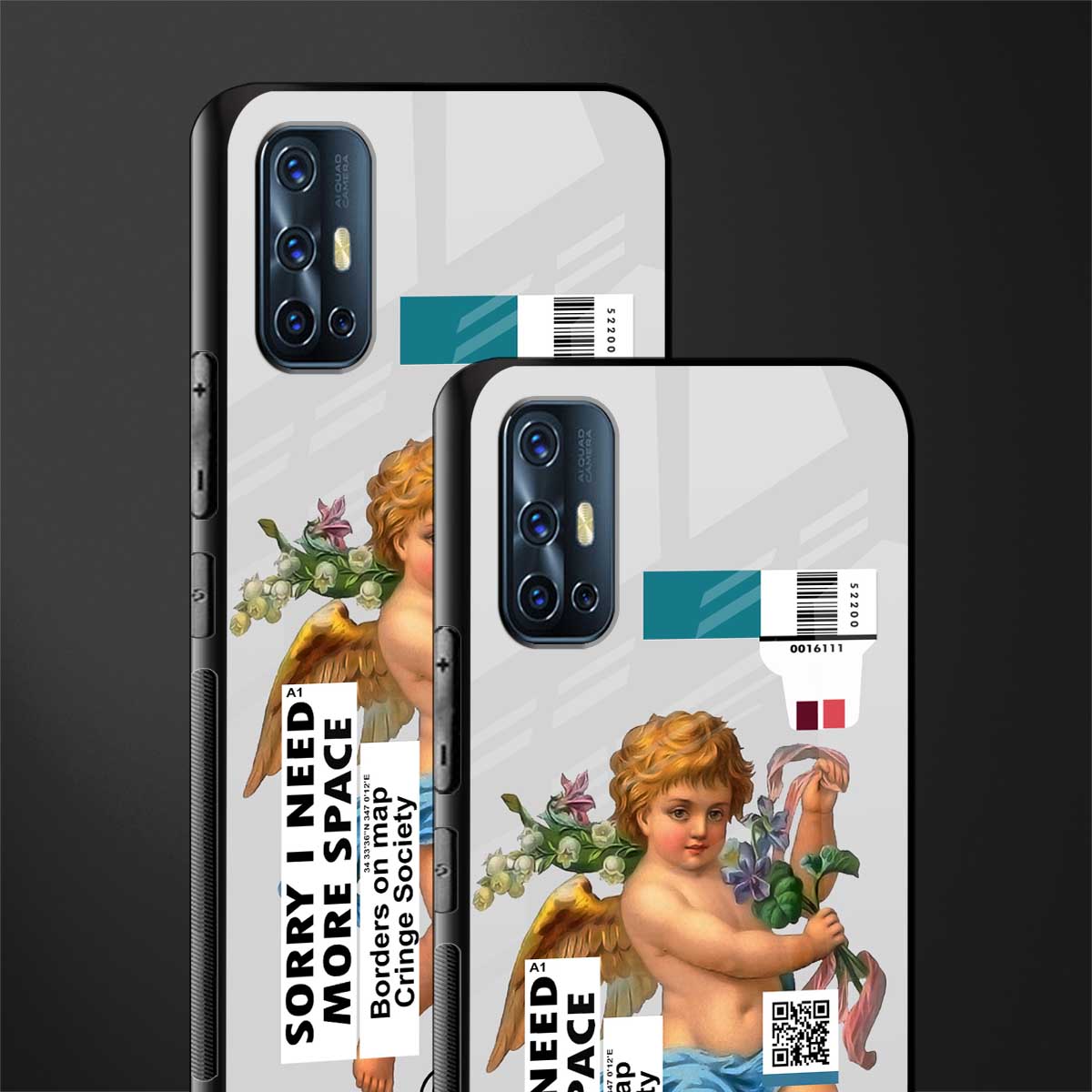 cringe society glass case for vivo v17 image-2