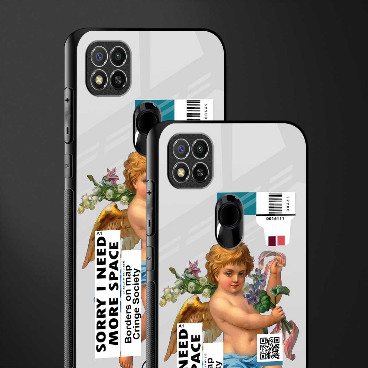 cringe society glass case for redmi 9 image-2