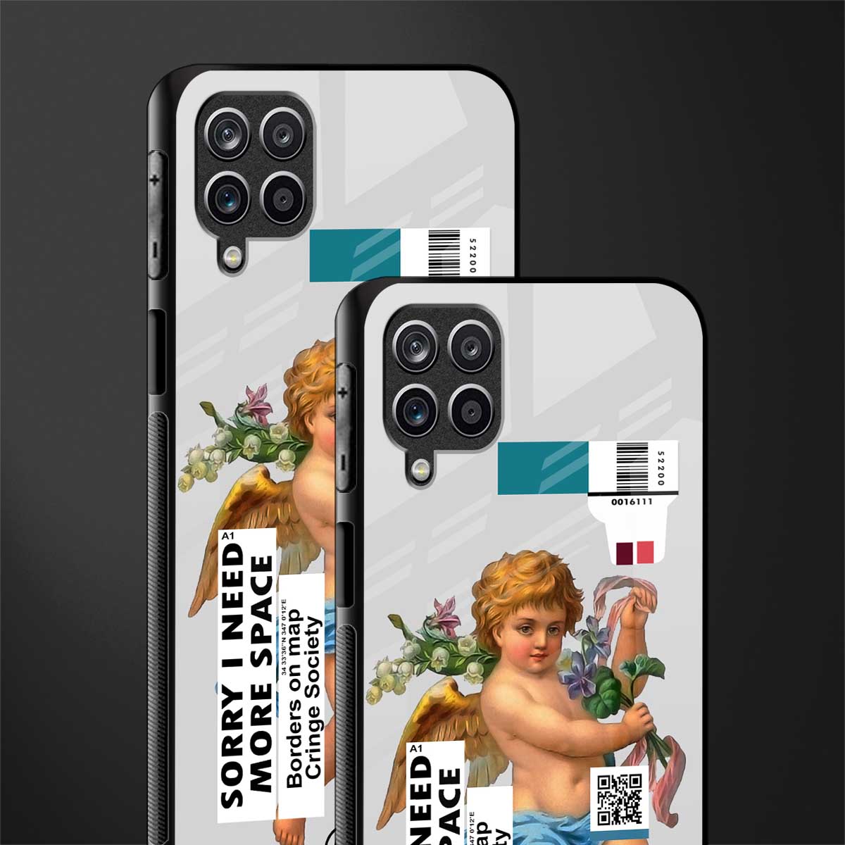 cringe society glass case for samsung galaxy m12 image-2