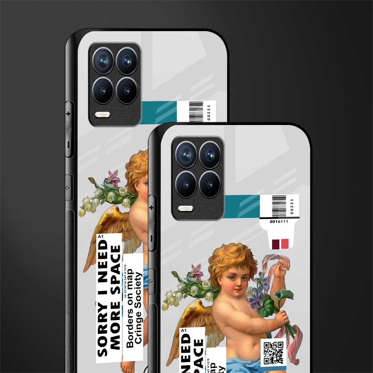 cringe society glass case for realme 8 4g image-2