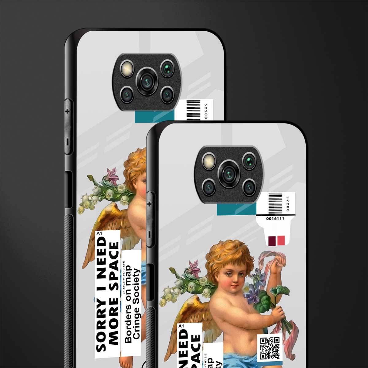 cringe society glass case for poco x3 pro image-2