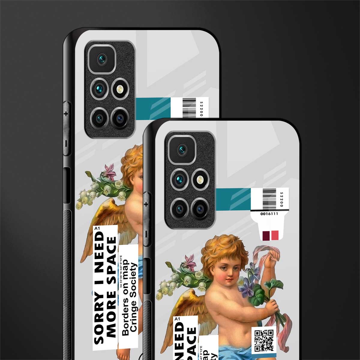 cringe society glass case for redmi 10 prime image-2