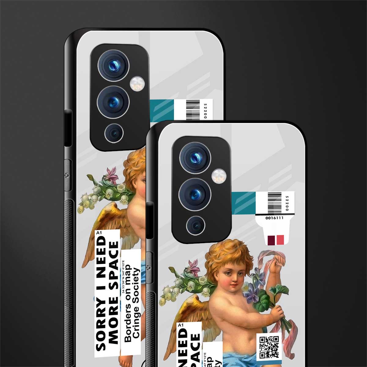 cringe society back phone cover | glass case for oneplus 9