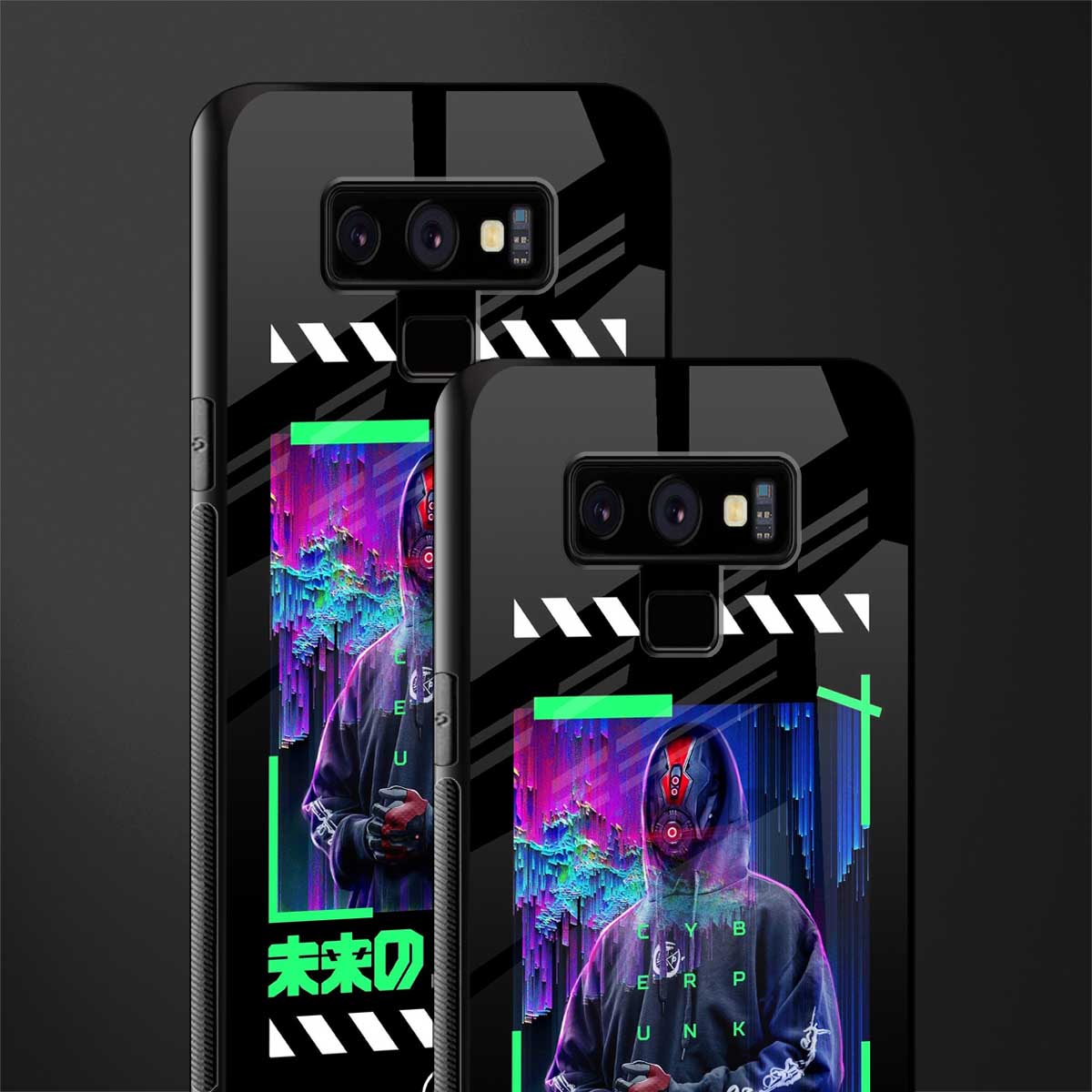 cyberpunk glass case for samsung galaxy note 9 image-2
