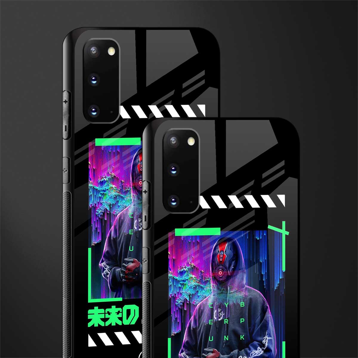 cyberpunk glass case for samsung galaxy s20 image-2