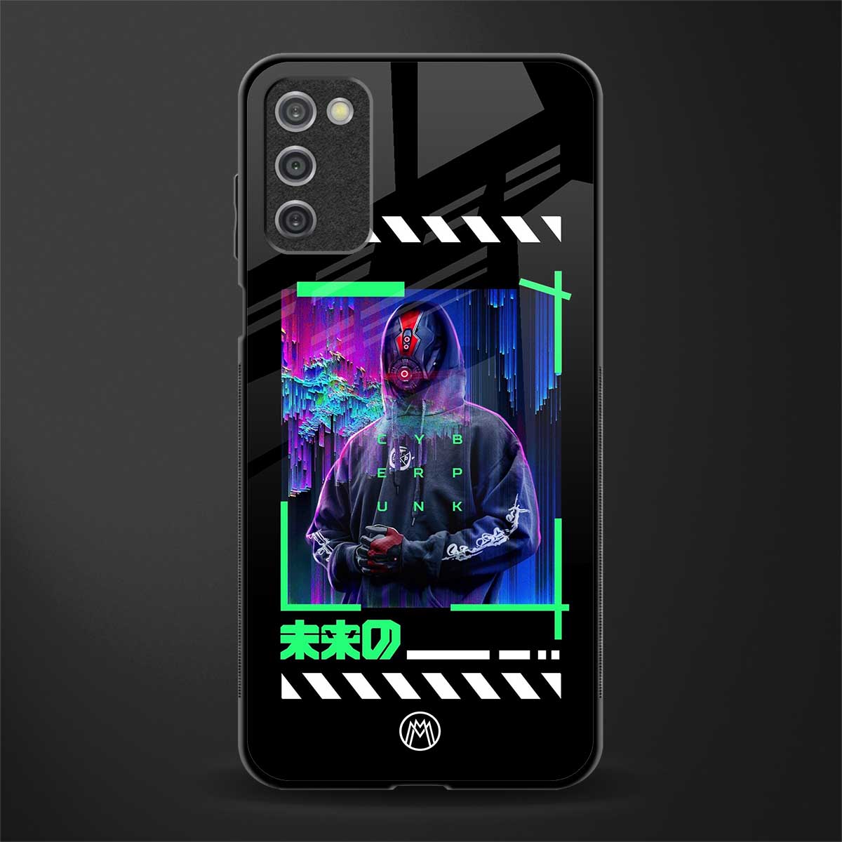 cyberpunk glass case for samsung galaxy a03s image