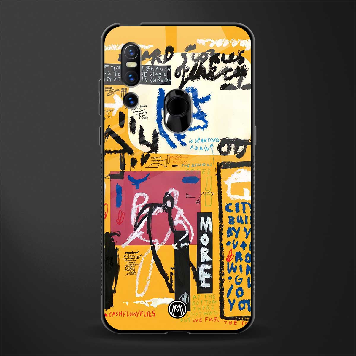 daily dose of motivation glass case for vivo v15 image