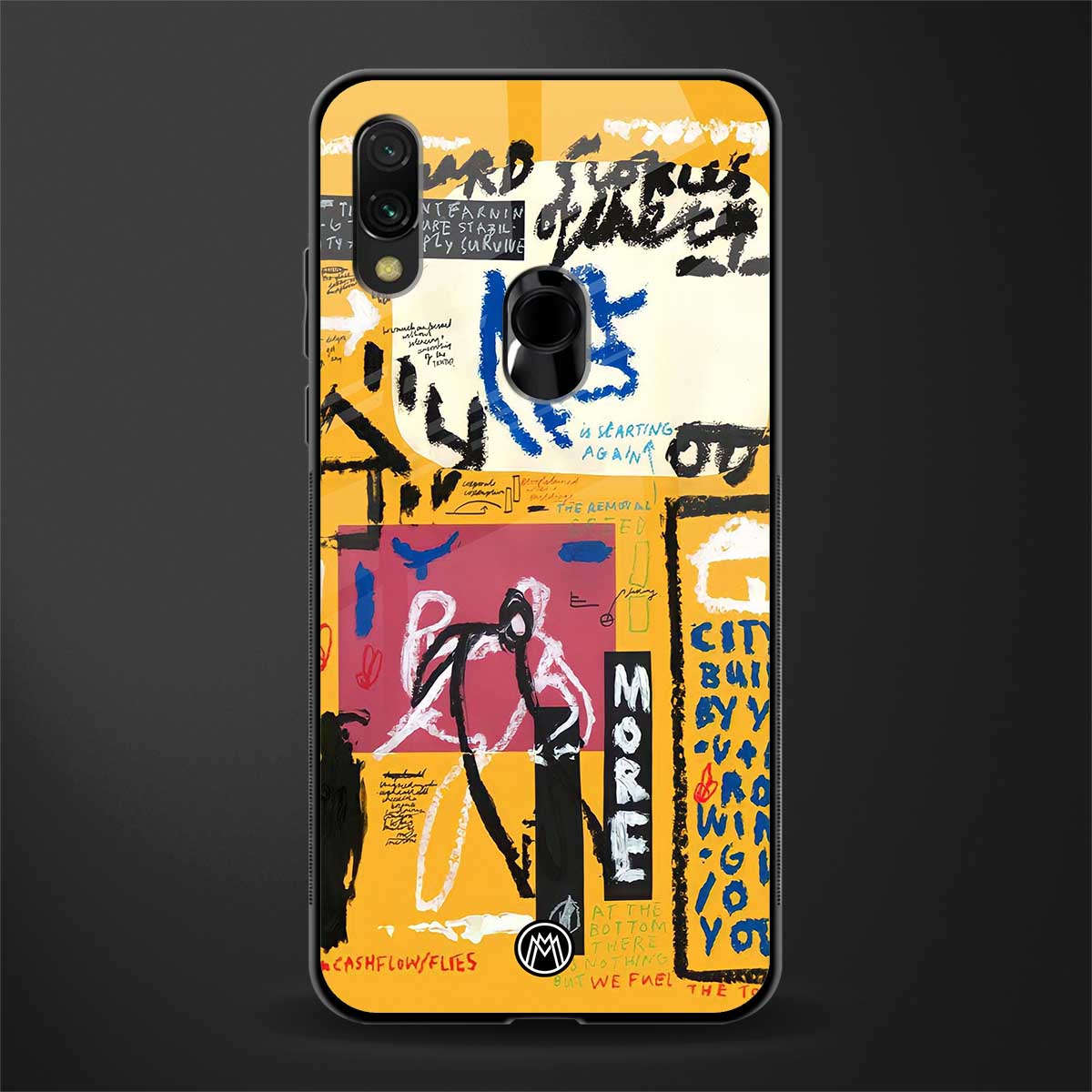 daily dose of motivation glass case for redmi y3 image