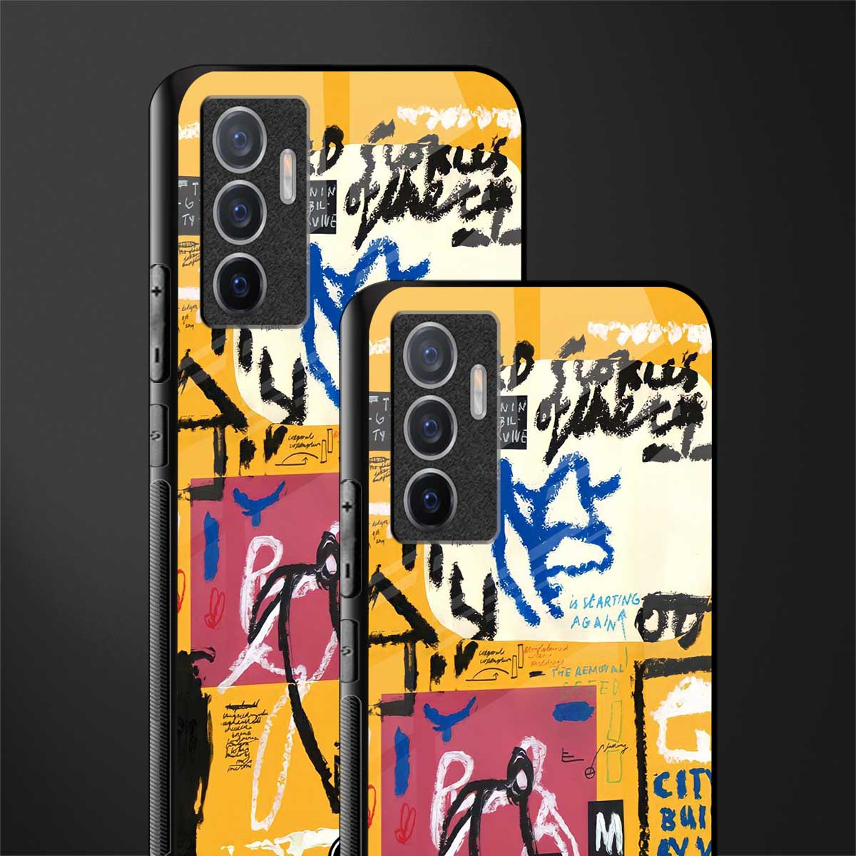 daily dose of motivation glass case for vivo v23e image-2