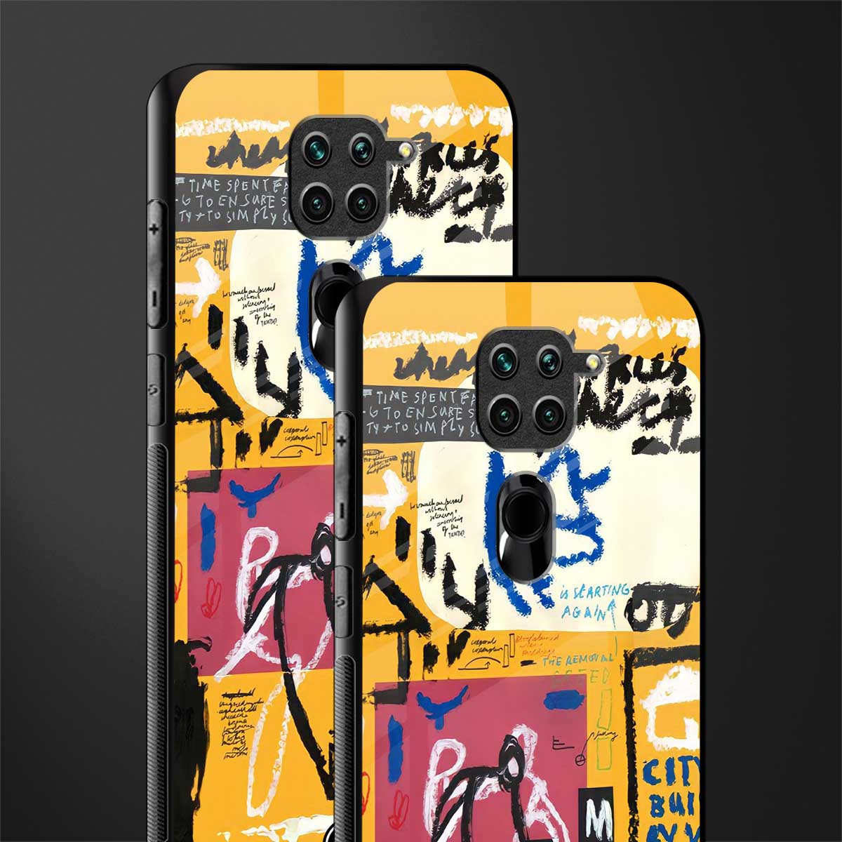 daily dose of motivation glass case for redmi note 9 image-2