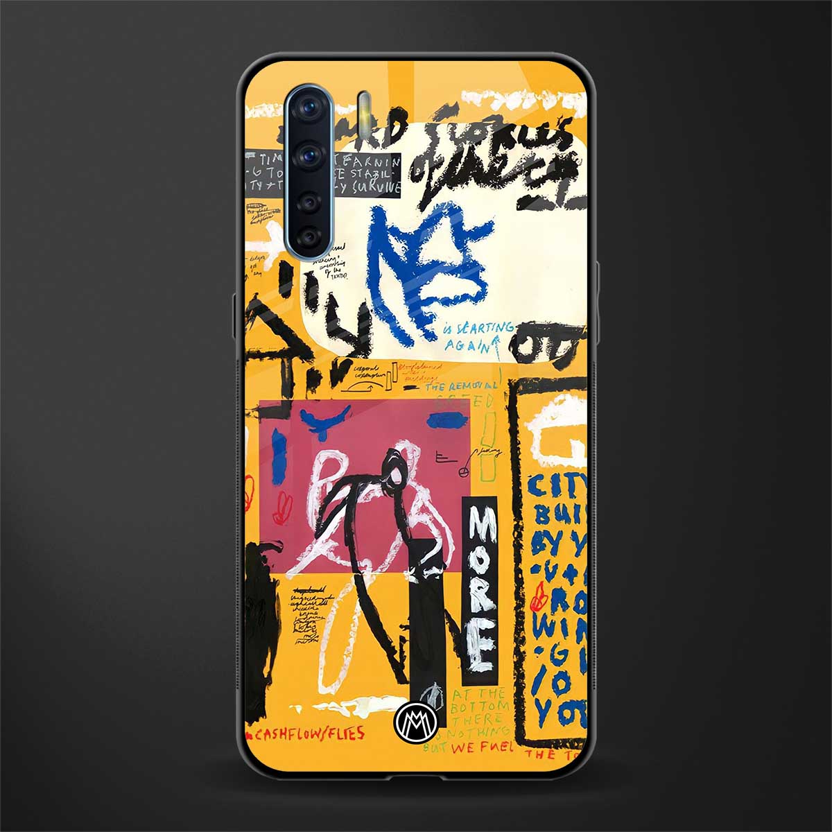 daily dose of motivation glass case for oppo f15 image