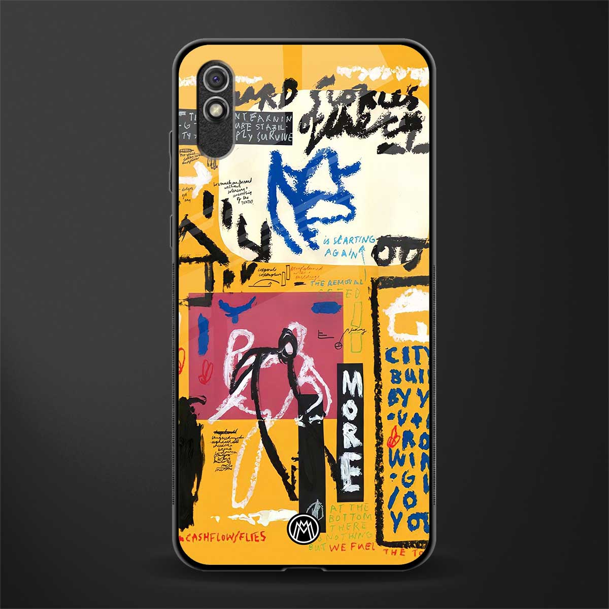 daily dose of motivation glass case for redmi 9i image