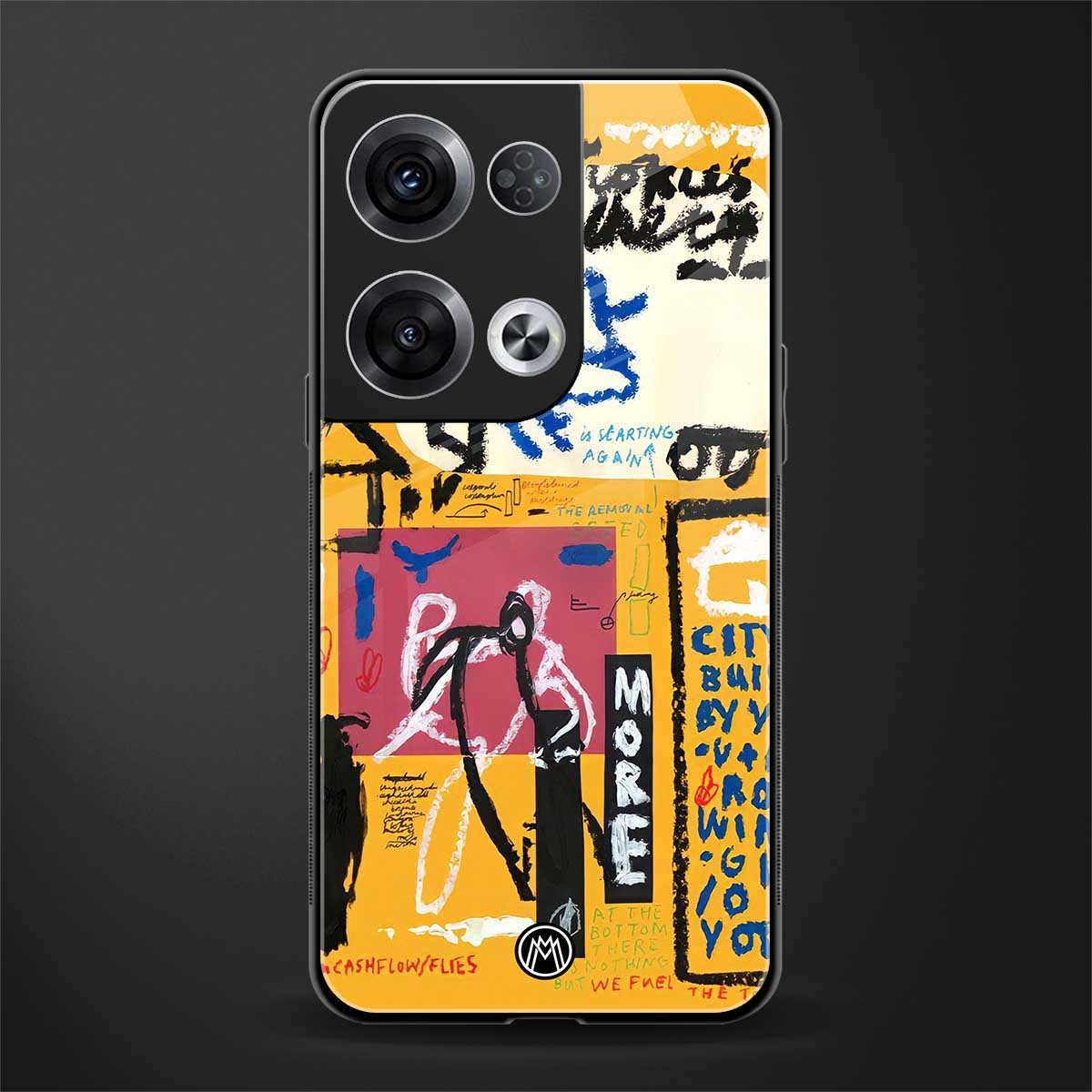 daily dose of motivation back phone cover | glass case for oppo reno 8