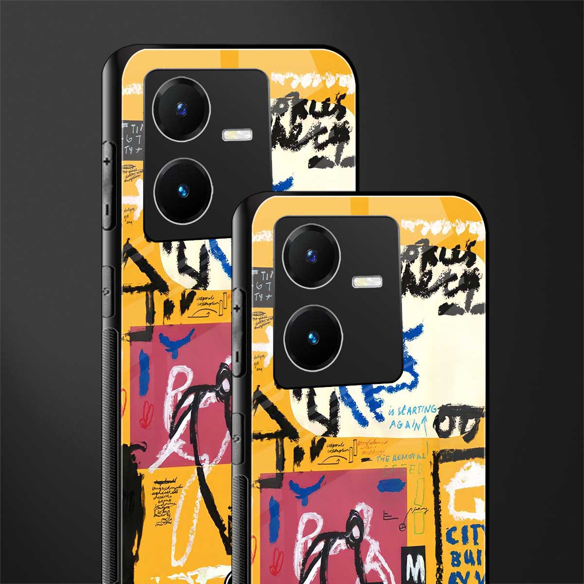 daily dose of motivation back phone cover | glass case for vivo y22