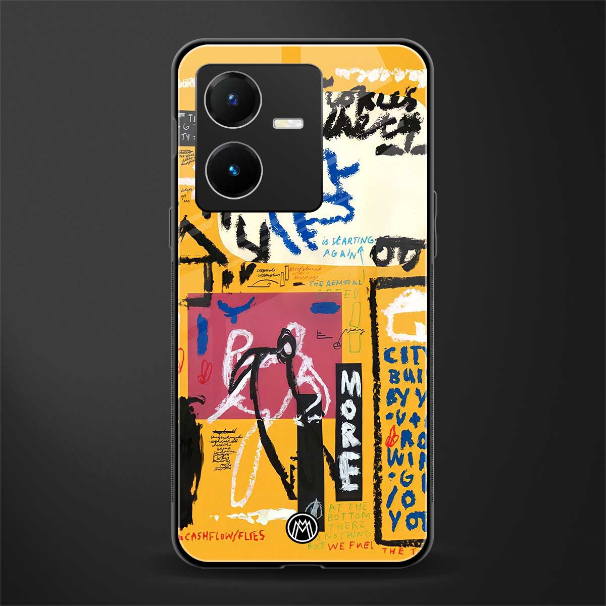 daily dose of motivation back phone cover | glass case for vivo y22