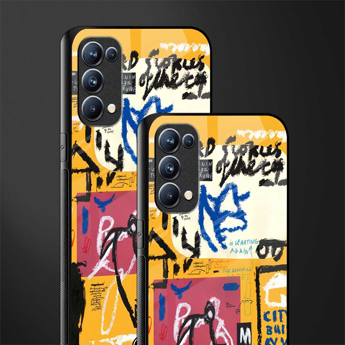 daily dose of motivation back phone cover | glass case for oppo reno 5