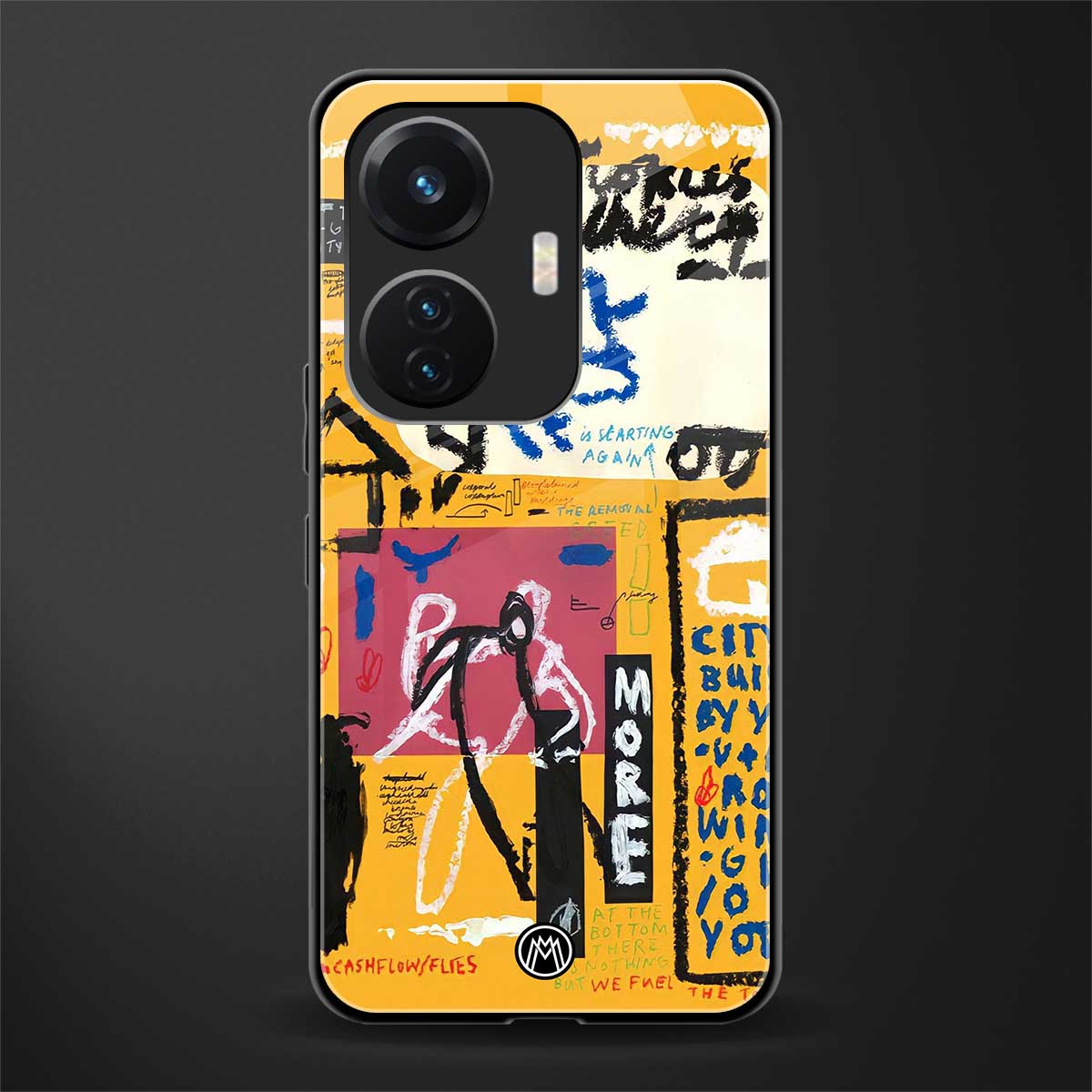 daily dose of motivation back phone cover | glass case for vivo t1 44w 4g