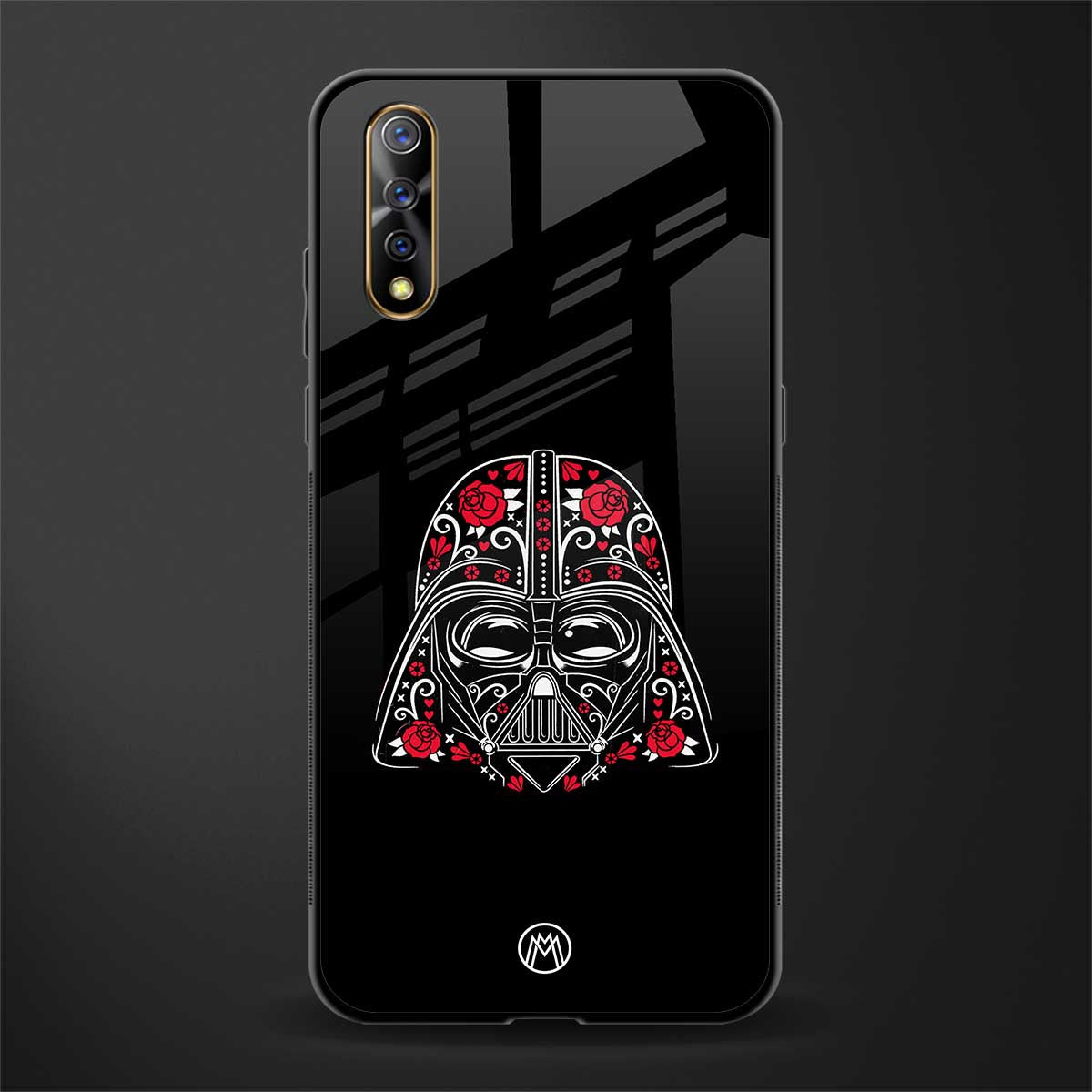darth vader glass case for vivo z1x image