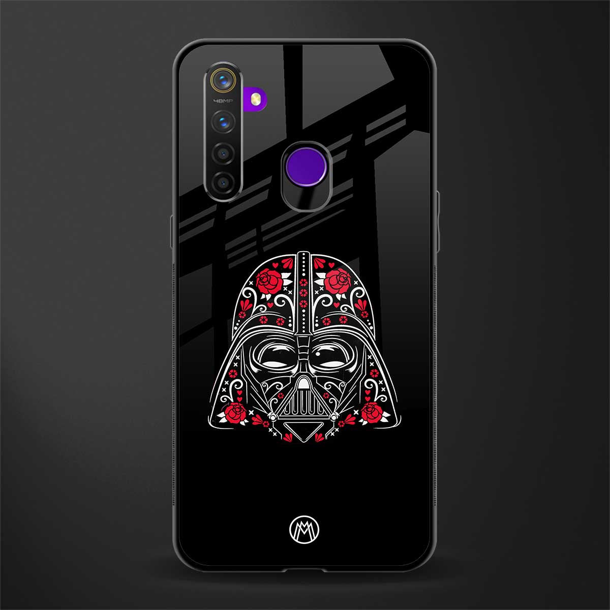 darth vader glass case for realme 5s image