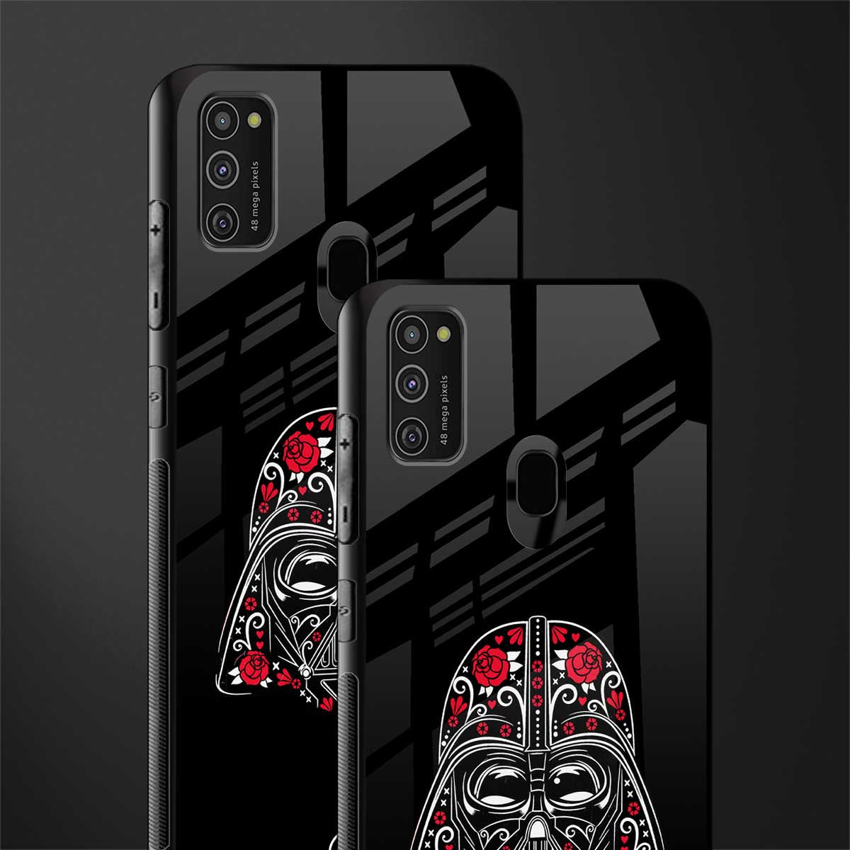 darth vader glass case for samsung galaxy m21 image-2