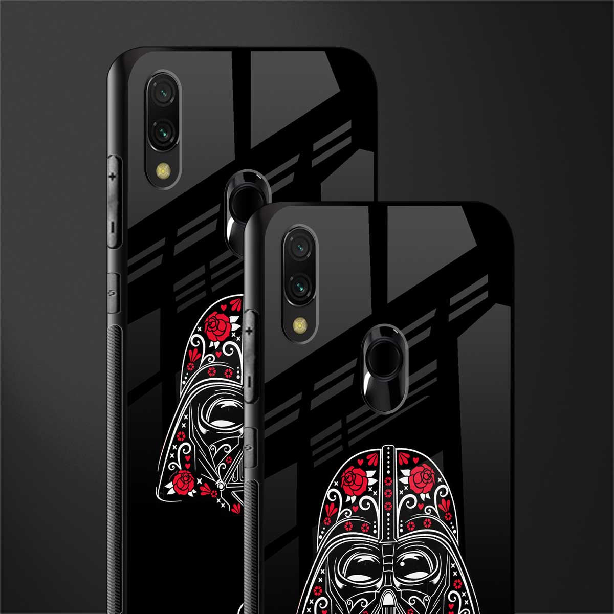 darth vader glass case for redmi y3 image-2