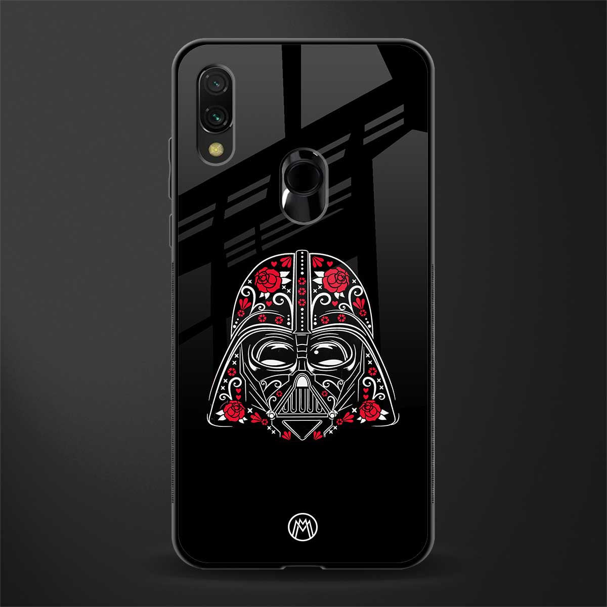 darth vader glass case for redmi y3 image