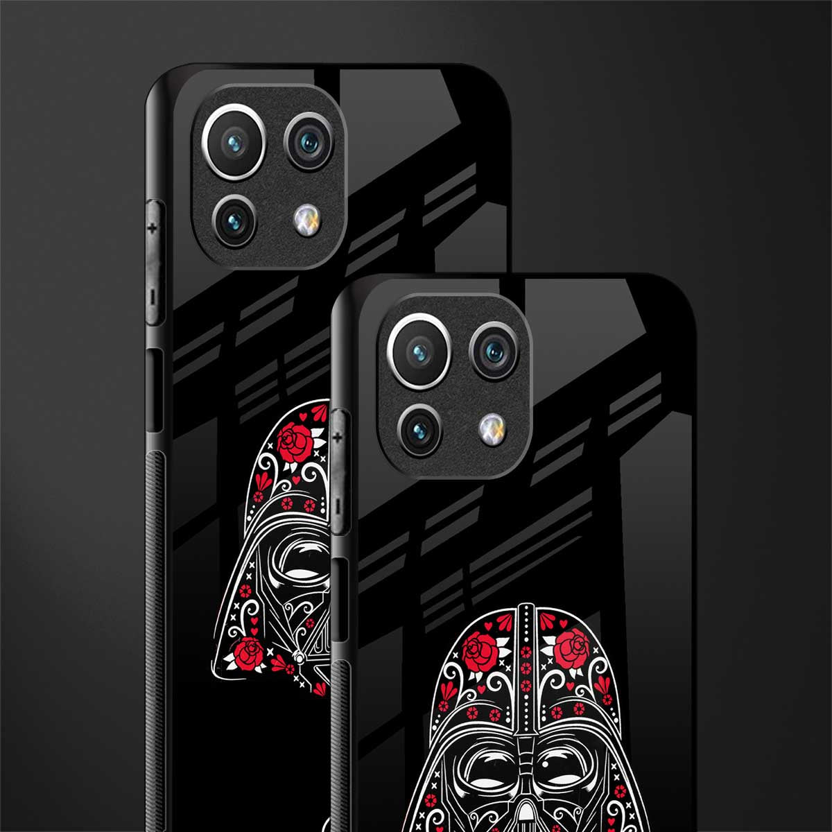 darth vader glass case for mi 11 lite image-2