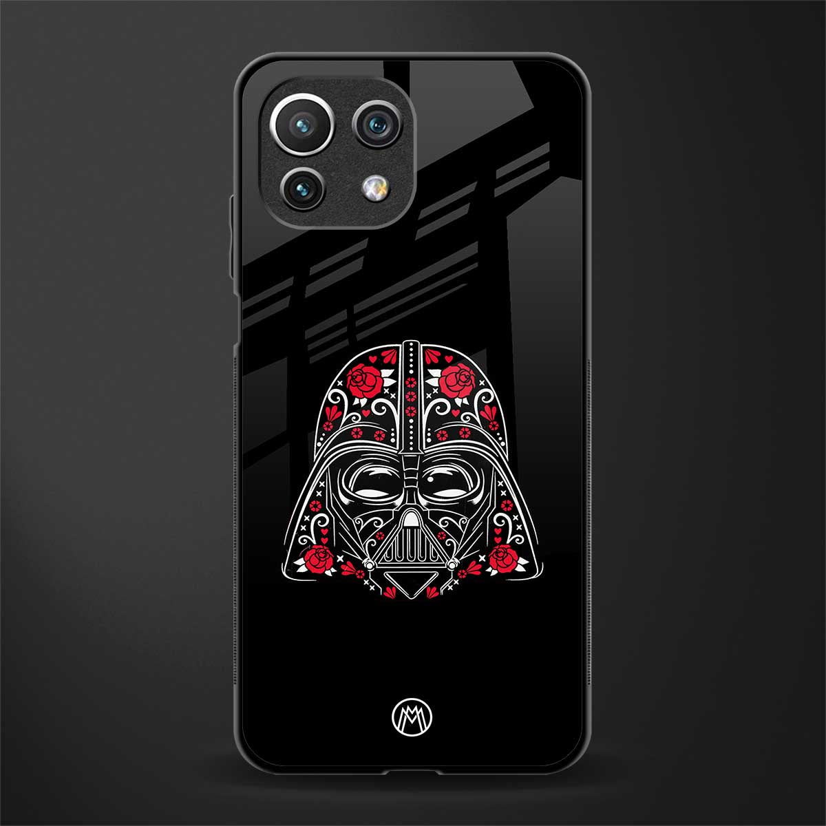 darth vader glass case for mi 11 lite image