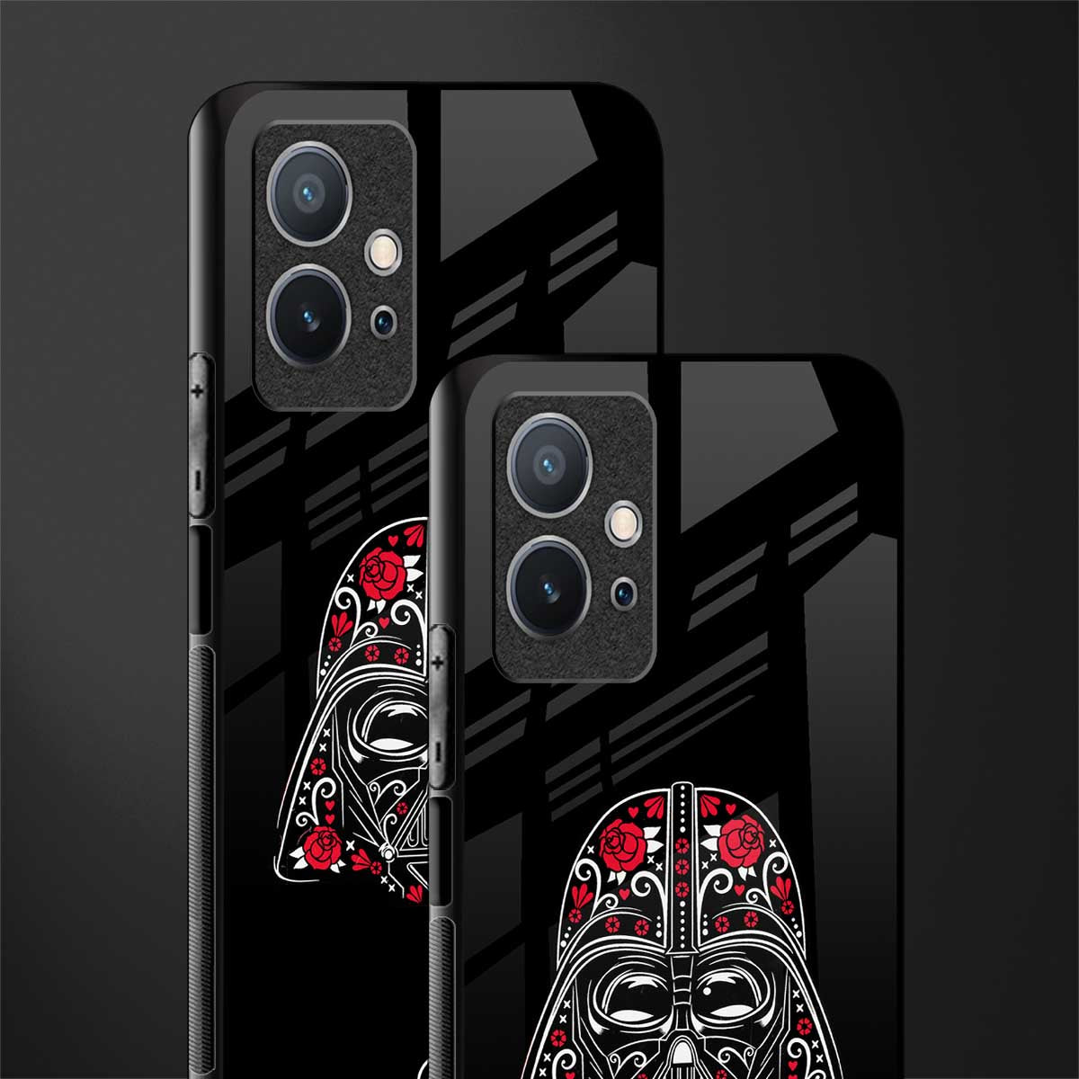 darth vader glass case for vivo y75 5g image-2
