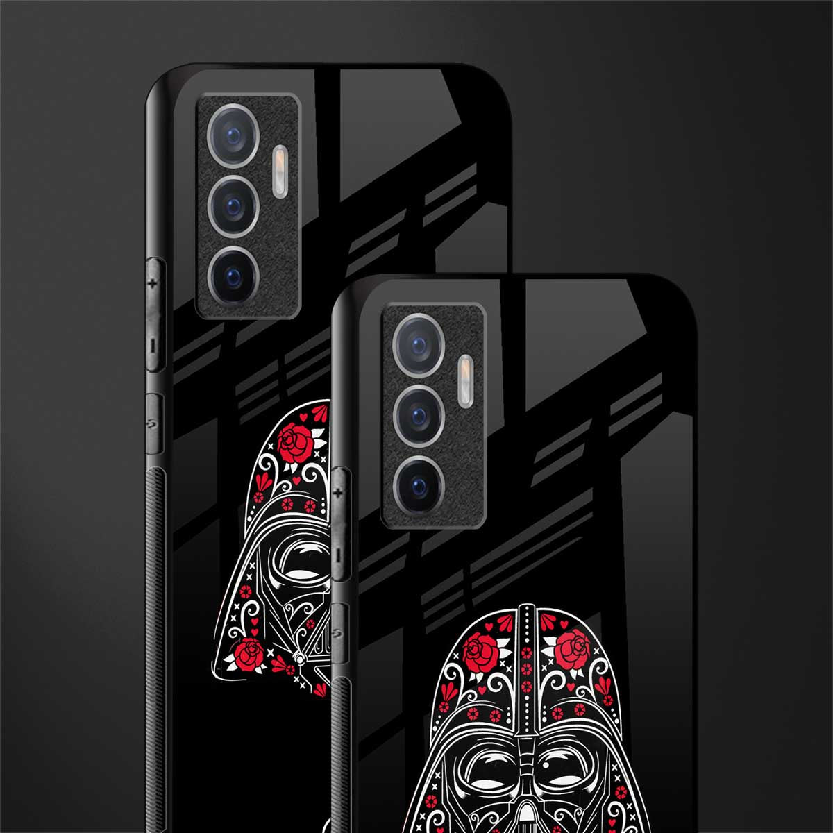 darth vader glass case for vivo v23e image-2