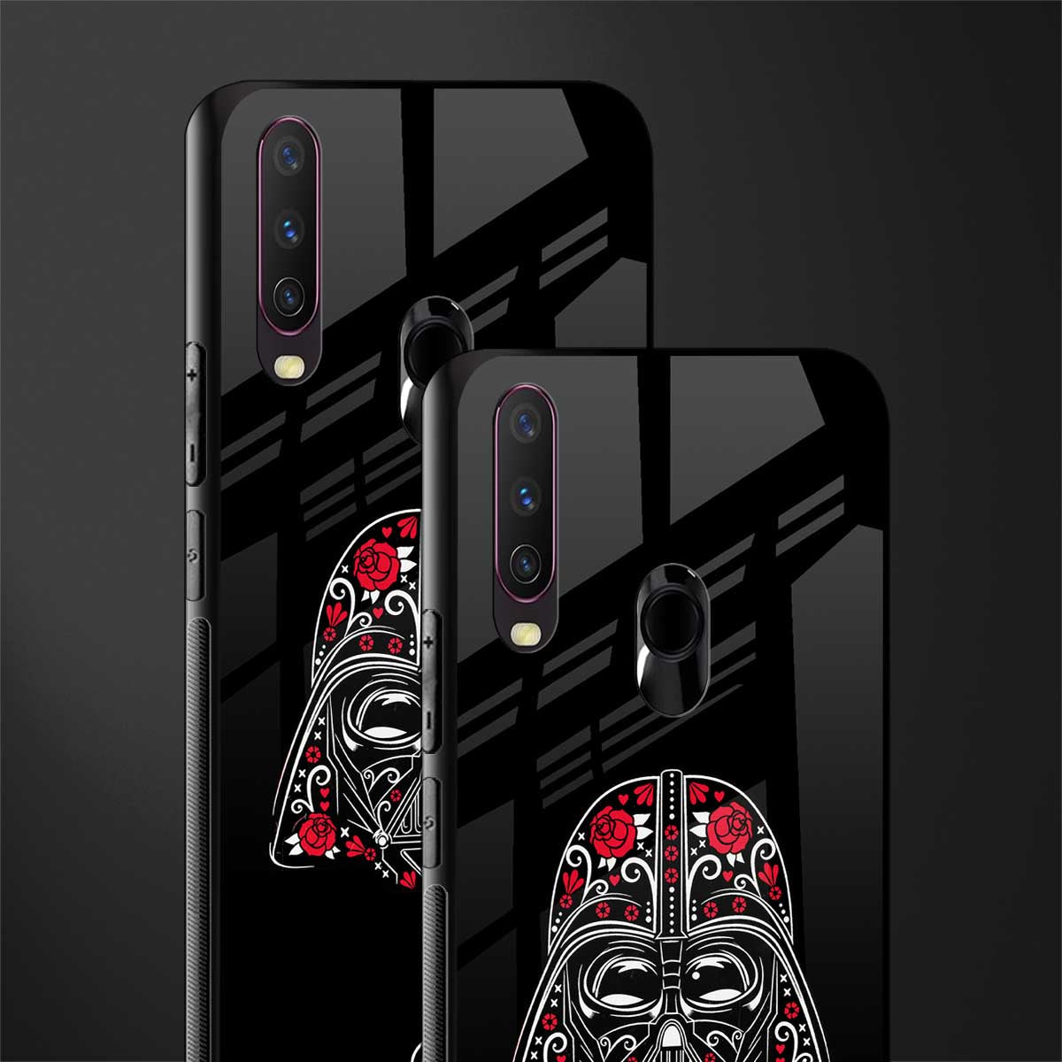 darth vader glass case for vivo y15 image-2